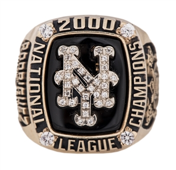 2000 New York Mets NL Championship Staff Ring - Adriano Rodriguez With Presentation Box